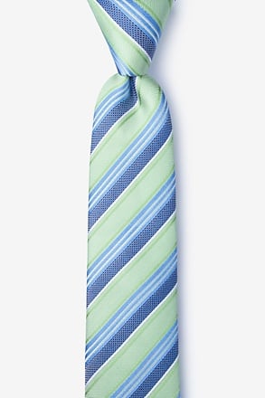 Feale Green Skinny Tie