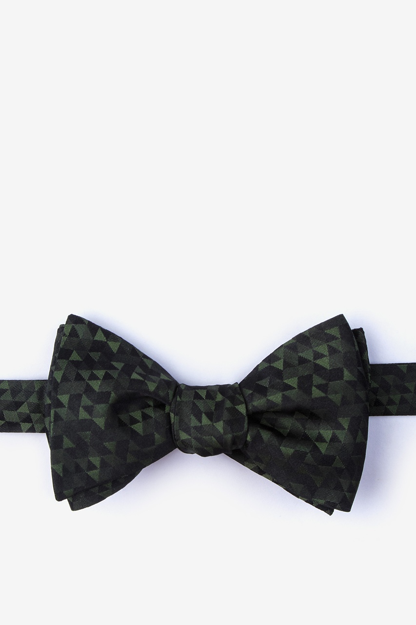 Harrington Green Self-Tie Bow Tie Photo (0)