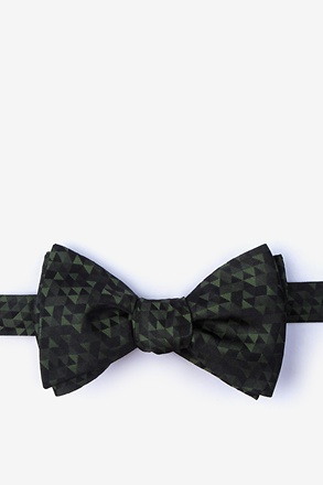 _Harrington Green Self-Tie Bow Tie_