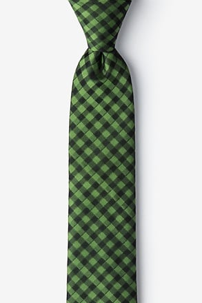 Isabela Green Skinny Tie