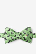 Lil' Stinker Self Tie Green Self-Tie Bow Tie Photo (0)