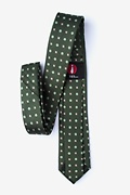 Monkey Green Skinny Tie Photo (1)