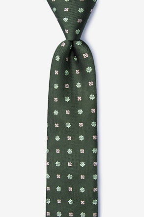 _Monkey Green Skinny Tie_