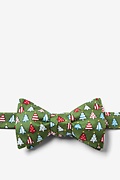 Pa-tree-otic Green Self-Tie Bow Tie Photo (0)