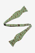 Pa-tree-otic Green Self-Tie Bow Tie Photo (1)