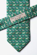 Pack O' Pachyderms Green Tie Photo (3)