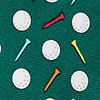 Green Silk Par-Tee Time Tie