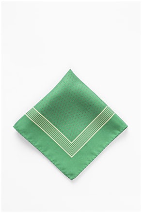 Polkadot and Stripe Pocket Square