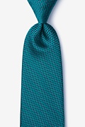 Quartz Green Extra Long Tie Photo (0)