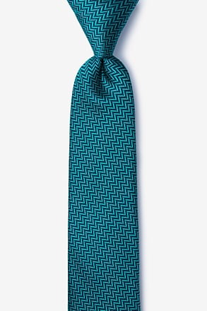 Quartz Green Skinny Tie
