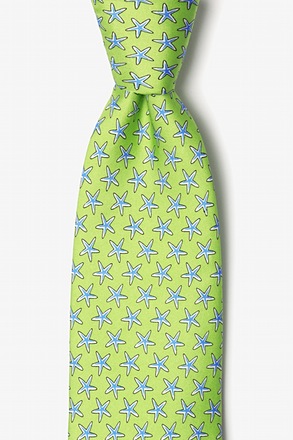 Starfish Green Tie