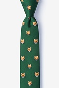 Stone Cold Fox Green Skinny Tie Photo (0)