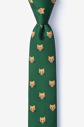 Stone Cold Fox Green Skinny Tie
