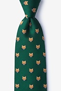 Stone Cold Fox Green Tie Photo (0)