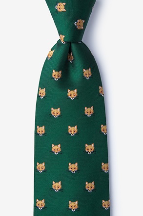 Stone Cold Fox Green Tie