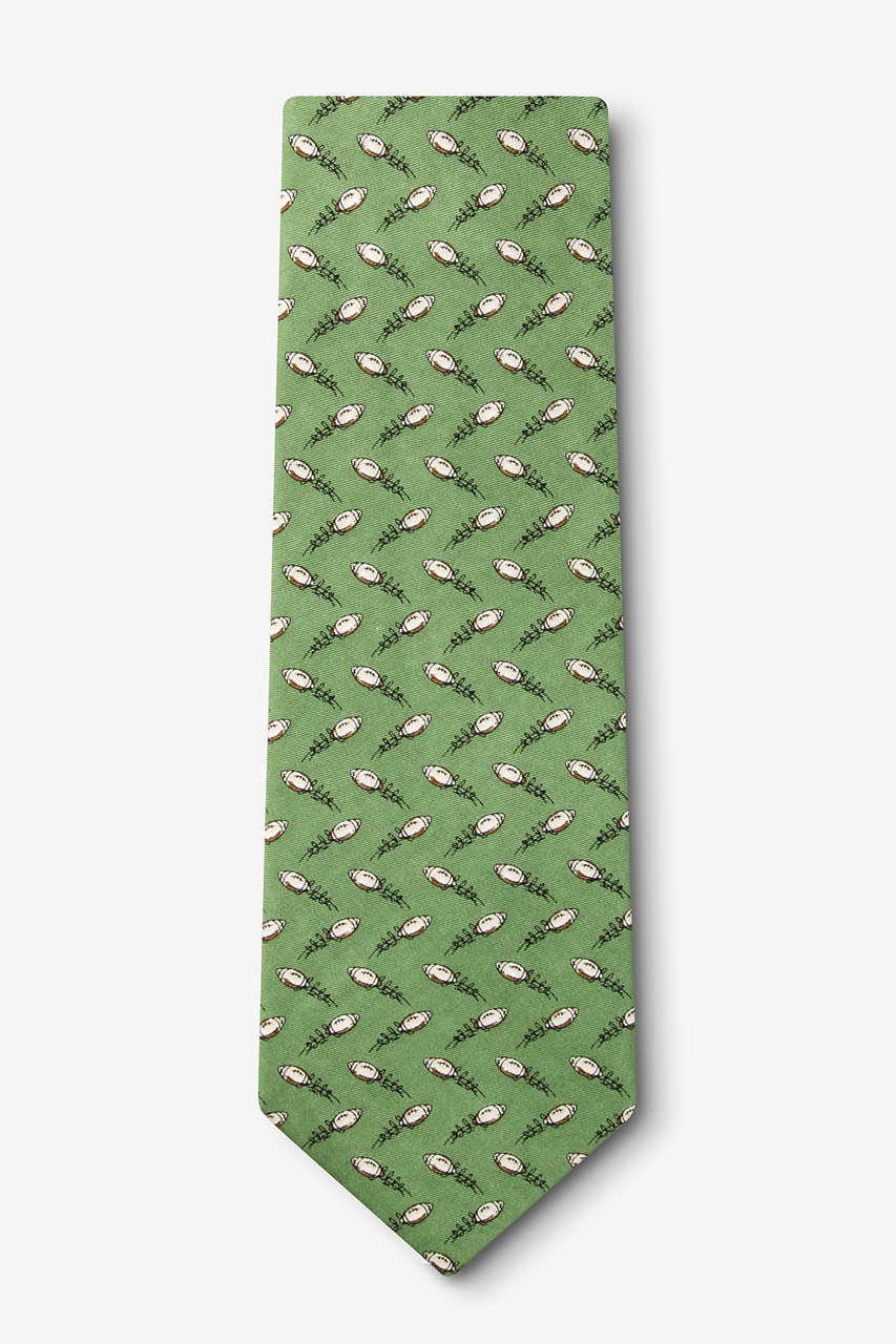 The Perfect Spiral Green Extra Long Tie Photo (1)