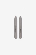 A Pair of Gunmetal 2.5" Collar Stays Photo (0)