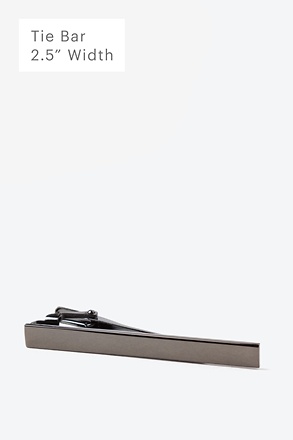 Executive Clasp Gunmetal Tie Bar