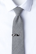 Handlebar Mustache Gunmetal Tie Bar Photo (1)