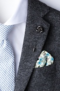 Rose Gunmetal Lapel Pin Photo (1)