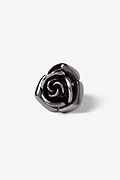 Rose Gunmetal Lapel Pin Photo (0)