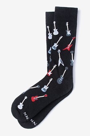 _Born to Shred Heather Black Medium-Large Sock_