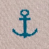 Anchor Heather Brown Sock