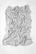 Mens Heathered Solid Heather Gray Knit Scarf Photo (4)