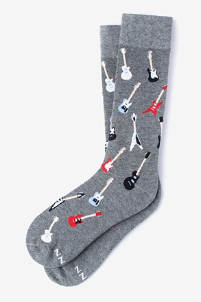 _Born to Shred Heather Gray Medium-Large Sock_