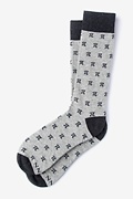 Pi Is Forever Heather Gray Sock Photo (0)