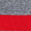 Heather Gray Carded Cotton Rugby Stripe