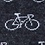 Heather Gray Carded Cotton The Cycle Of Life Medium-Large Sock