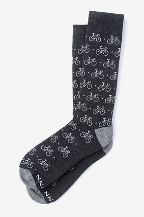 The Cycle Of Life Heather Gray Medium-Large Sock