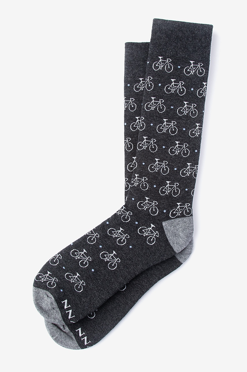 Gray Bicycles Socks | Hipster Socks | Ties.com