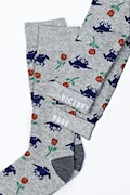 Victory Rose Heather Gray Medium-Large Sock Photo (1)