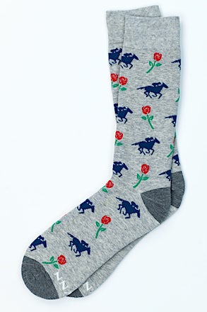 _Victory Rose Heather Gray Sock_