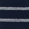 Heather Gray Carded Cotton Virtuoso Stripe