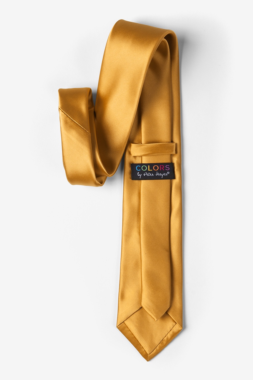 Honey Yellow Extra Long Tie Photo (2)
