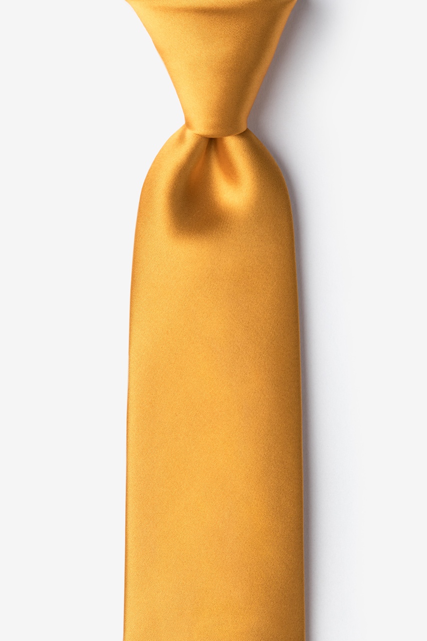 Honey Yellow Extra Long Tie Photo (0)