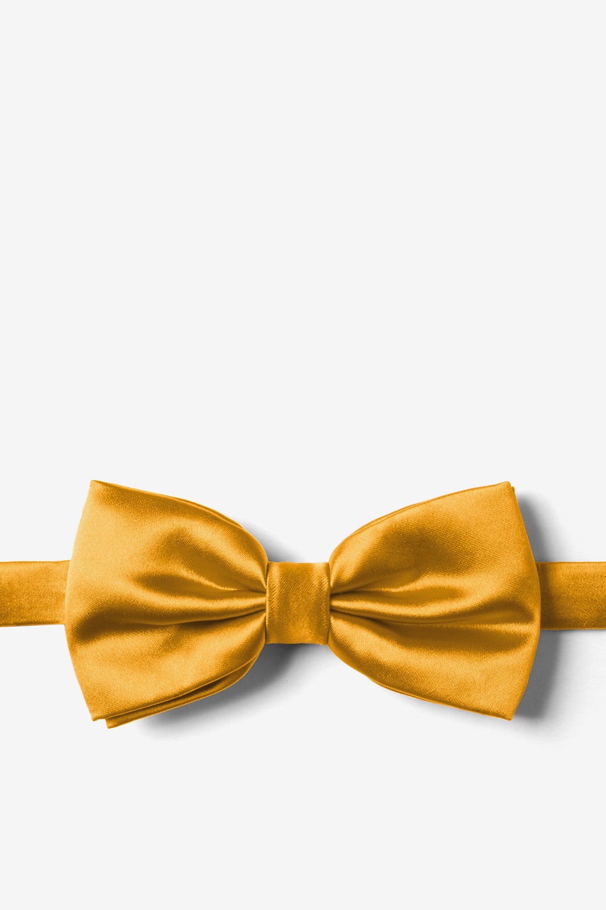 Honey Yellow Pre-Tied Bow Tie Photo (0)