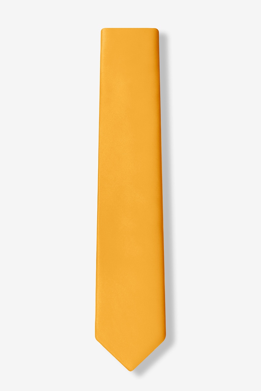 Honey Yellow Skinny Tie Photo (1)