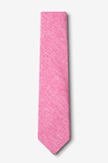 Denver Hot Pink Skinny Tie Photo (1)