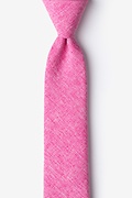 Denver Hot Pink Skinny Tie Photo (0)