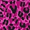 Hot Pink Microfiber Cheetah Animal Print Skinny Tie