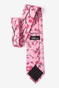 Cherry Blossoms Hot Pink Tie Photo (1)