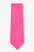 Hot Pink Extra Long Tie Photo (1)