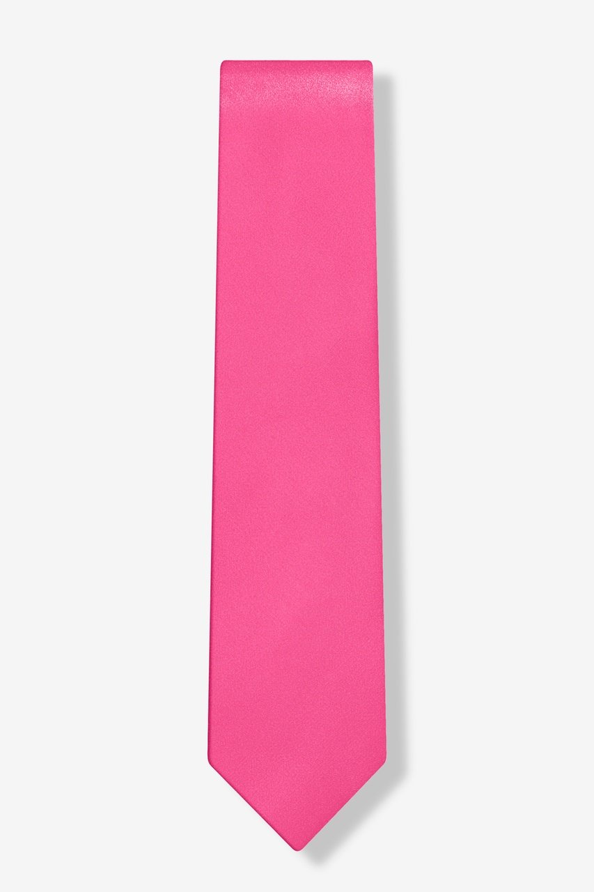 Hot Pink Skinny Tie Photo (1)