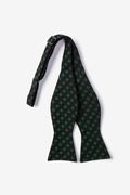 Alton Hunter Green Self-Tie Bow Tie Photo (1)