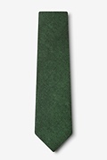 Galveston Hunter Green Extra Long Tie Photo (1)