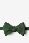 Galveston Hunter Green Self-Tie Bow Tie Photo (0)